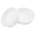 Cabilock 2Pcs Plastic Steaming Rack