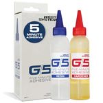 WEST SYSTEM G/5 5 Minute Epoxy Glue - Strong Instant Adhesive Resin for Metal, Wood & More - 2 Part Epoxy Resin for Quick Repairs - Great for Small fixes at Home, on the Boat & More
