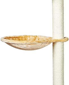 TRIXIE Plush Hammock for Scratching Posts, Beige