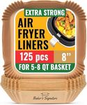 Air Fryer Paper Liners, 125Pcs Air 