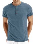 Sailwind Mens Henley T-Shirt Short Sleeve Cotton Casual Shirt