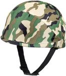 Boland Adults Military Helmet, Camouflage, Army Helmet, Adjustable Strap, Soldier, Army Fancy Dress Accessory, Headwear, Hat, Men, One Size (One Size)