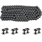 428 Drive Chain Heavy Duty + 420 Chain Master Link (4PCS) (428 Chain)