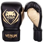 Venum Contender Boxing Gloves - 16 oz, Black/Gold, 16 oz