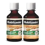 Robitussin Maximum Strength Honey Cough Plus Chest Congestion DM, Cough Medicine for Cough and Chest Congestion Relief Made with Real Honey for Flavor - 8 Fl Oz x 2