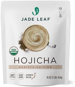 Jade Leaf Matcha Organic Japanese Hojicha Powder, Roasted Matcha Green Tea Powder, Barista Edition, Authentic Japanese, 454 servings (1 Pound Pouch)