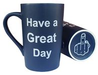 This Might be Wine Funny Have a Great Day Coffee Mug Blue, 12 Oz