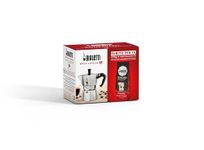 Bialetti 3544 3tz Express Moka Pot with Perfect Classic Moka 250 g, Black