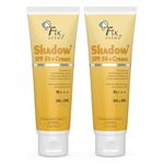 Fixderma Shadow Sunscreen SPF 50+ PA+++ Cream | Sunscreen for Dry Skin | Sun Screen Protector SPF 50, | Sunscreen for Body & Face | UVA & UVB Protection | Sunscreen for Women & Men (75g) - Pack of 2