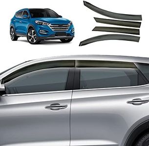 X-CAR Weather Shield Weathershields Car Window Visor Compatible with Hyundai Tucson 2015-2021