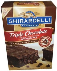 Ghirardelli Triple Chocolate Chip Brownie Mix, 120-Ounce by Ghirardelli