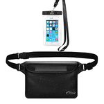 AiRunTech Waterproof Fanny Pack and Phone Pouch,Waist Dry Bag good for Wallets Passports Valuables,Phone Case Compatible with iPhone Android Samsung,Beach Travel Vacation Essentials
