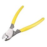 Sourcingmap Yellow Handle Wire Cable Cutting Plier Cutter Stripper