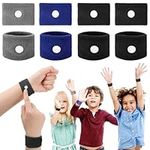 Aster 8 Pcs Travel Sickness Bands Kids, Motion Sickness Bands, Anti Sickness Wristbands, Natural Acupressure Relief Sickness Bands for Kids Women for Sea Car Flying Trip Pregnancy Morning Sickness