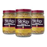 Stokes – Cider & Horseradish Wholegrain Mustard 185g - Pack of 3