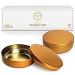 Hearts & Crafts Gold Candle Tins 16