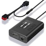 FitDVR Dash Camera Power Adapter (8-Pin) for Land Rover, Jaguar, Connects to Rearview Mirror, LED display USB Power Source, Easy to Install, 5V 12V Output, for Dash Cam, Radar, D3-020