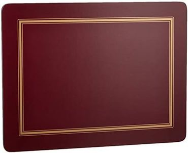 Pimpernel Classic Burgundy Brunch Placemats - Set of 6
