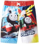 Thomas the Tank Engine Little Boy Swimsuit Swim Trunk, Size 4T