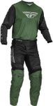 Fly Racing 2023 F-16 Olive Green/Black Adult Moto Gear Set - Pant and Jersey Combo