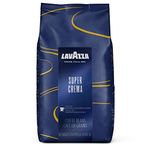 Lavazza Super Crema Espresso Coffee Beans, Medium Roast, 1 kg - Pack of 2