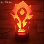 3D Illusion Lamp Led Night Light Game World of Warcraft S Decor Home Christmas Novelty Best Birthday Holiday Gifts for Children