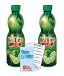 ReaLime 100% Lime Juice Bundle. Includes (2) Bottles of ReaLime 100% Lime Juice (440 ml per) from Concentrate with Water Cooler Trivia Game by 🍁 BIG MAPLE®. Add Citrus to your Marinades, Drinks, Meats, Seafood, Salads