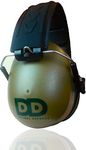 DECIBEL DEFENSE Professional Safety Ear Muffs 37dB NRR - The HIGHEST Rated & MOST COMFORTABLE Ear Protection For Shooting & Industrial Use - THE BEST HEARING PROTECTION GUARANTEED! (GREEN)