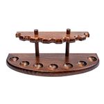 Dr. Watson - Wooden Tobacco Pipe Stand, For 7 Tobacco Pipes, Handmade from Solid Wood