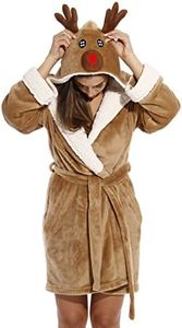 Just Love 6366-Reindeer-S Critter Robe/Robes for Women