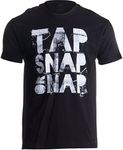 Tap, Snap, or Nap | Brazilian Jiu Jitsu MMA Submission Fighting Unisex T-Shirt-Adult,2XL Black