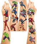 Superhero Temporary Tattoos Sticker