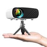 Mini Projector, ELEPHAS Projector with Tripod and Carry Bag 2024 Upgraded 1080P HD projecteur for iPhone, 10000L Portable Projector Compatible with Android/iOS/Windows/TV Stick/HDMI/USB