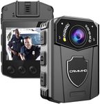 CAMMHD Z3-32G 2K/1440P Body Camera with Ultra Infrared Night Vision,Data-encrypt Wearable Body Cam with 2pcs 360°Rotatable Clips,Bodycam for Police, Law Enforcement