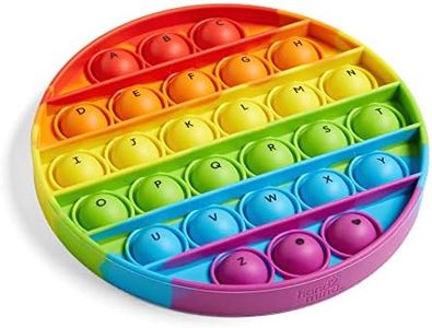 hand2mind Alphabet Sensory Bubble Poppers, Pop Fidget Toys for Kids, Letter Toys, Fine Motor Toys, Fidgets for Classroom, Calm Down Corner Supplies, Science of Reading Manipulatives (Set of 6)