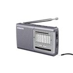 XHDATA D219 Portable Radio Retro FM AM SW Radio Battery Operated for Household Outdoor Camping Hiking Pocket Radio Grey