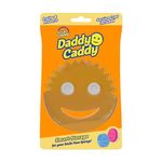 Scrub Daddy Daddy Caddy - Sponge Holder for Kitchen Sink - Sponge Caddy and Kitchen Organizer with Suction Cups - Self Draining & Dishwasher Safe (1 Count)