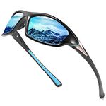 Polarized sunglasses for men/women; Vintage/classic/elegant light frame; HD pilot lenses; Golf/driving/fishing/travel Eyewear