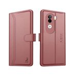 AIBEX ® Vivo V40e 5G / Iqoo Z9s 5G Flip Cover Leather Finish | Inside TPU with Card Pockets | Wallet Stand | Complete Protection Flip Case Brown