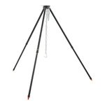 Camping Tripod, Adjustable Grill Tripod Cooker with Storage Bag, Stainless Steel Campfire Cooking Grill Stand, Cookware Accessory for Outside Activities, Outdoor BBQ, Travel, Camping