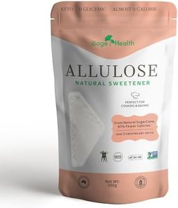 iSage Health Allulose – Naturally Occurring Low-Calorie Sweetener | ~3 Calories per Serve | ~97% Fewer Calories than Sugar | Clean, Single-Ingredient (350g)
