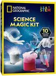 NATIONAL GEOGRAPHIC Magic Chemistry Set - Science Kit for Kids with 10 Amazing Magic Tricks, STEM Projects and Science Experiments, Science Toys, Great Gift for Boys and Girls 8-12 (Amazon Exclusive)