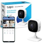 Tapo Wi-Fi Baby Monitor Smart Camera, Indoor CCTV, Works with Alexa & Google Home,1080p, 2-Way Audio,Night Vision, SD Storage,Baby Crying/Motion Detection Device Sharing (Tapo C100),Packaging may vary