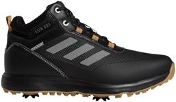 adidas Golf Mens S2G Mic-Cut Golf Shoes - Core Black/Green/Mesa - UK 9