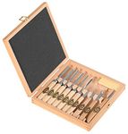 Two Cherries 515-3441 11-Piece Carving Tools in Wood Box