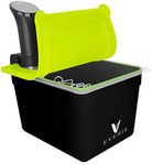 EVERIE Sous Vide Container with Universal Silicone Lid and Sous Vide Rack and Container Sleeve Compatible with Anova All Models, Anova Nano, Instant Pot, Wancle Sous Vide Cooker ( KIT-TY-GJ)