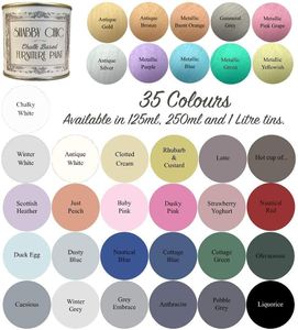 Shabby Chic Chalk Paint, Antique Gold – 250ml Furniture Paint