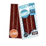 Danny's Chocolates Mighty Milk No Added Sugar Chocolate Bar - 3 x 80g - Award Winning Chocolate - Diabetic Chocolates - Gluten Free Chocolate