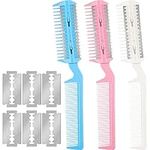 3 Pieces Razor Comb with 10 Pieces 