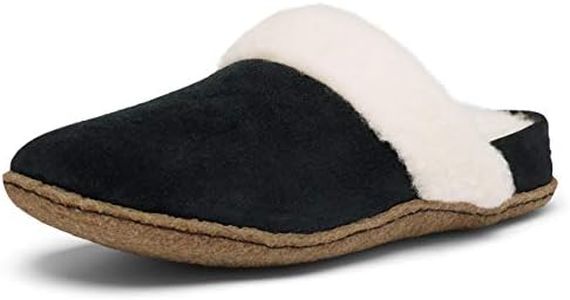 Sorel Women's Flat Slipper, Black Natural, Numeric_8